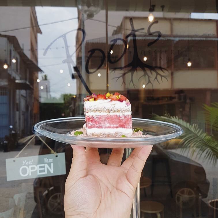 Facebook/Roots Dessert Bar Watermelon Cake